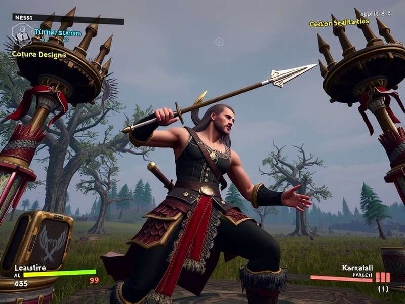 Persistent Spear Champion gameplay screenshot